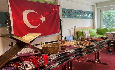 Das Bild zeigt den Türkei-Stand